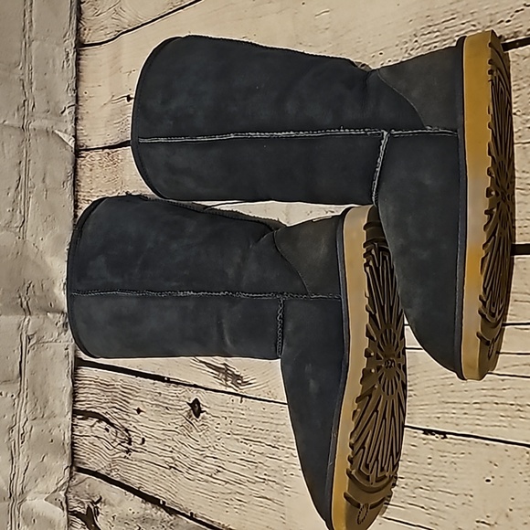 Tall Navy Uggs - Picture 5 of 6
